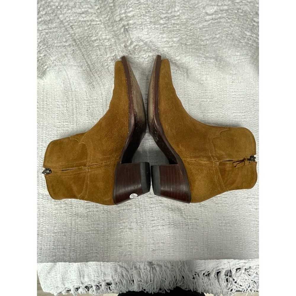 Tecovas Womens Western Brown Suede Ankle Boots Bo… - image 4