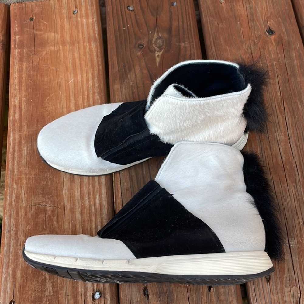 Zero + Maria Cornejo Evi White & Black Sneakers B… - image 3