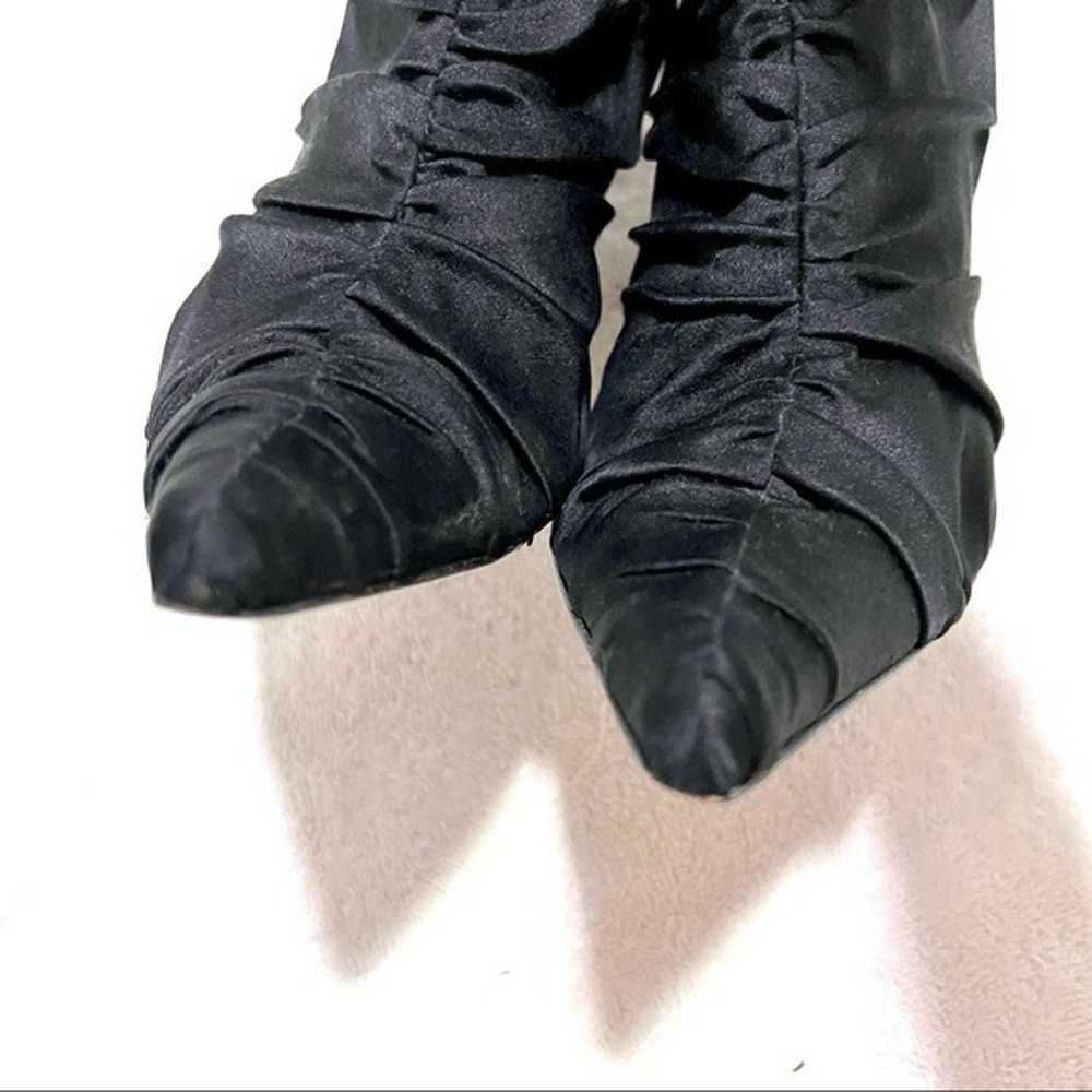 Sergio Rossi Ankle Black Socks Boots ruched women… - image 4