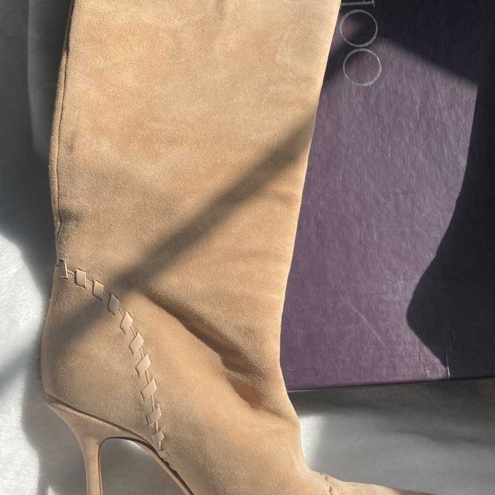 Jimmy Choo 36.5 Camel Suede boots - image 5