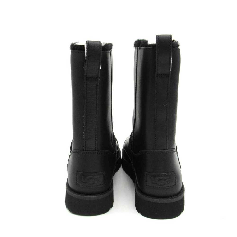 UGG CLASSIC ZIP SHORT WOMEN'S LEATHER BOOTS IN BL… - image 5