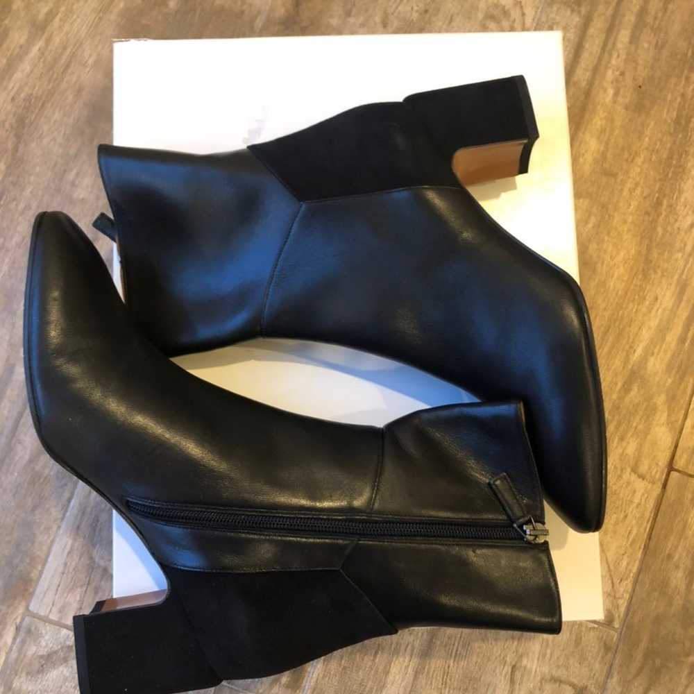 Aquatalia Leather & Suede Bootie sz 10 - image 1