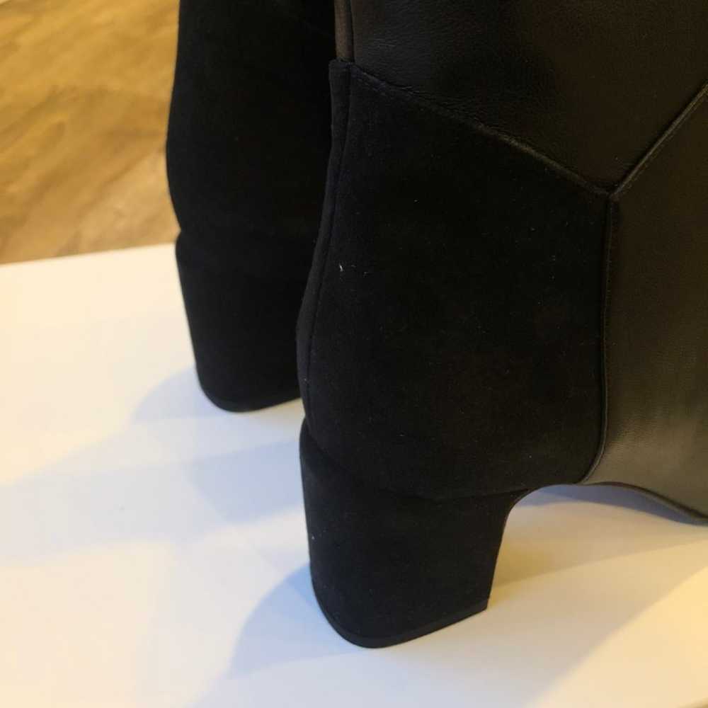 Aquatalia Leather & Suede Bootie sz 10 - image 4