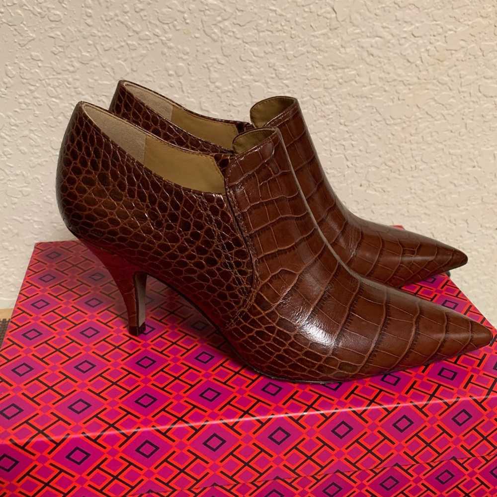 Tory Burch Leather Ankle Booties - image 1