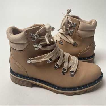Sorel Lennox Hiker Boots Conquest Honest Beige Ta… - image 1