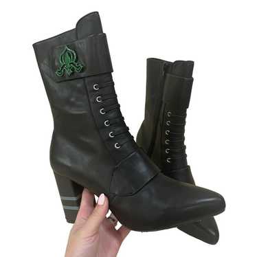 Michaela V Marta Pointed Toe Heeled Boots Black 38