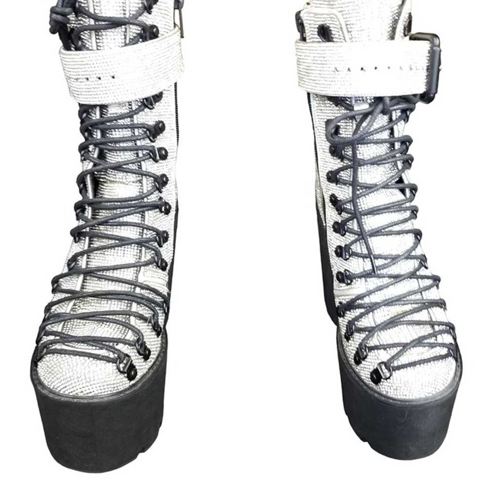 Club Exx Crystal Traitor Boots size 7 - image 3
