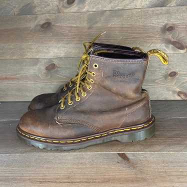 Dr martens 1460 womens size 10 boots brown leathe… - image 1