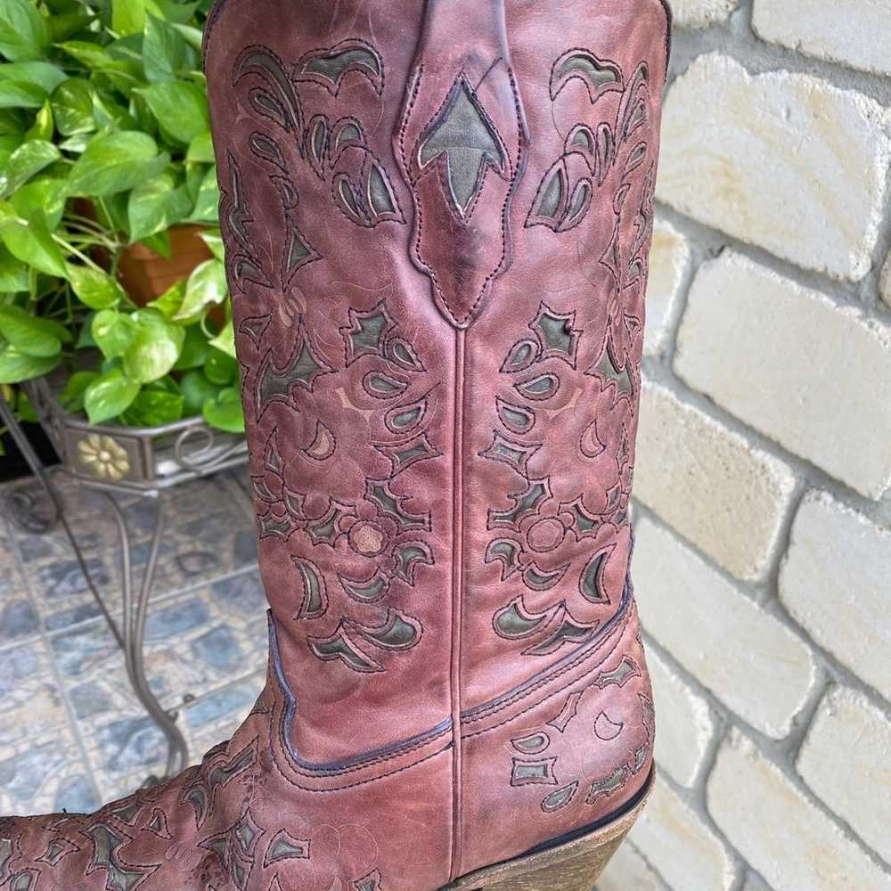 Corral Women's Inlay Boots Size 9M - image 12