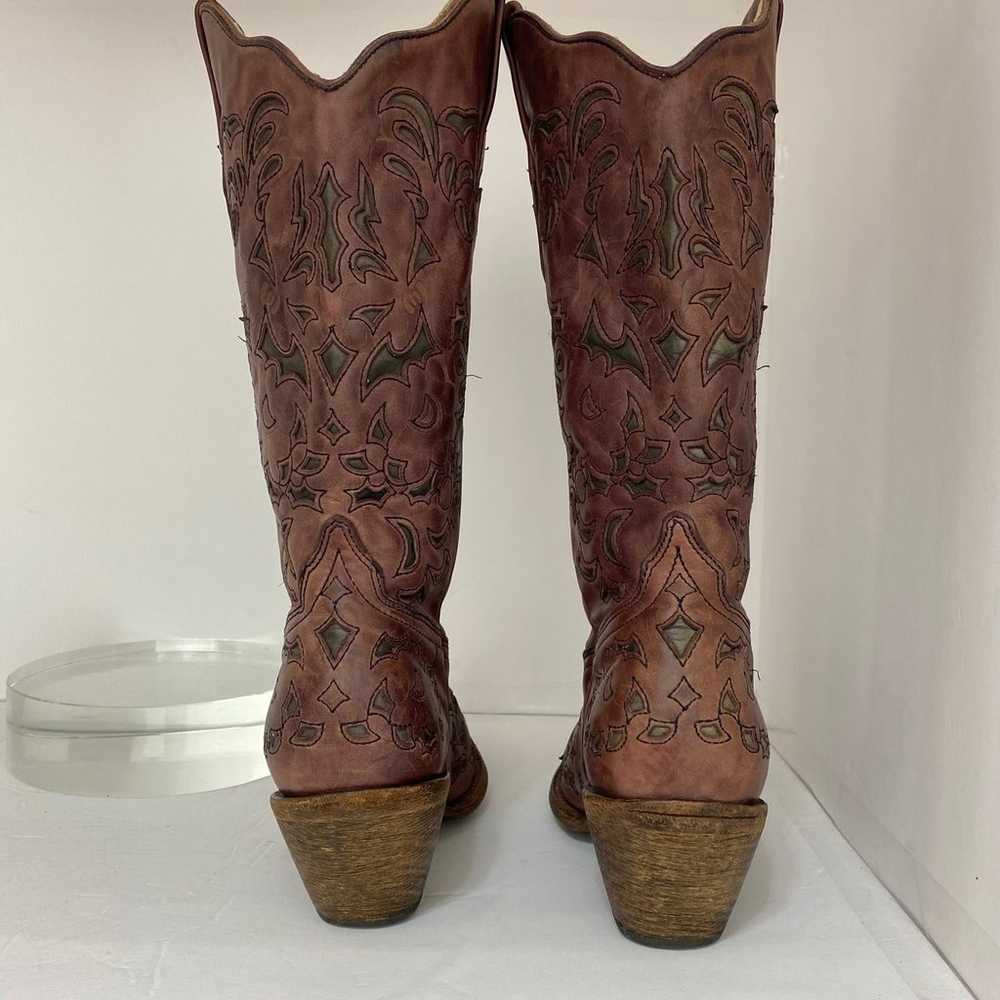 Corral Women's Inlay Boots Size 9M - image 6