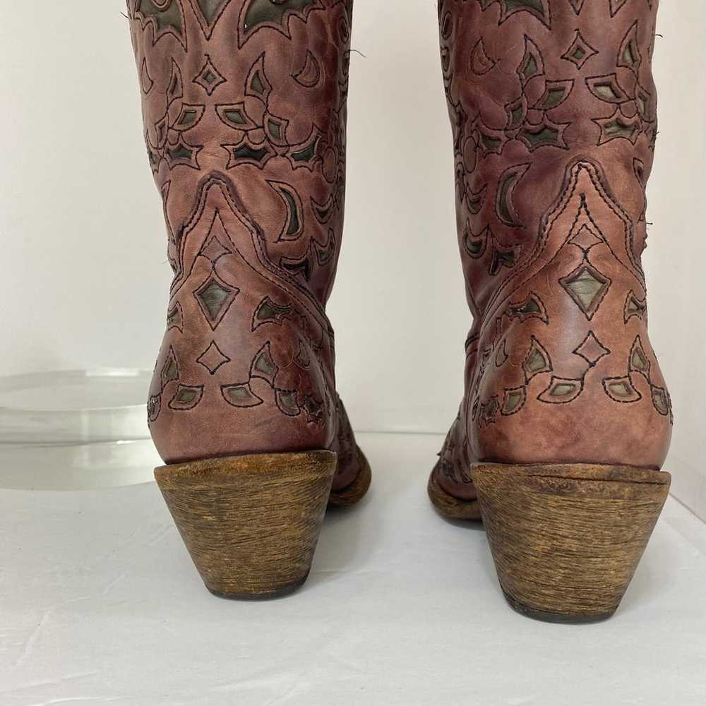 Corral Women's Inlay Boots Size 9M - image 7