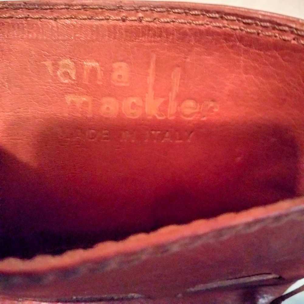 Hana Mackler Cognac 100% Genuine Leather Ankle Bo… - image 12