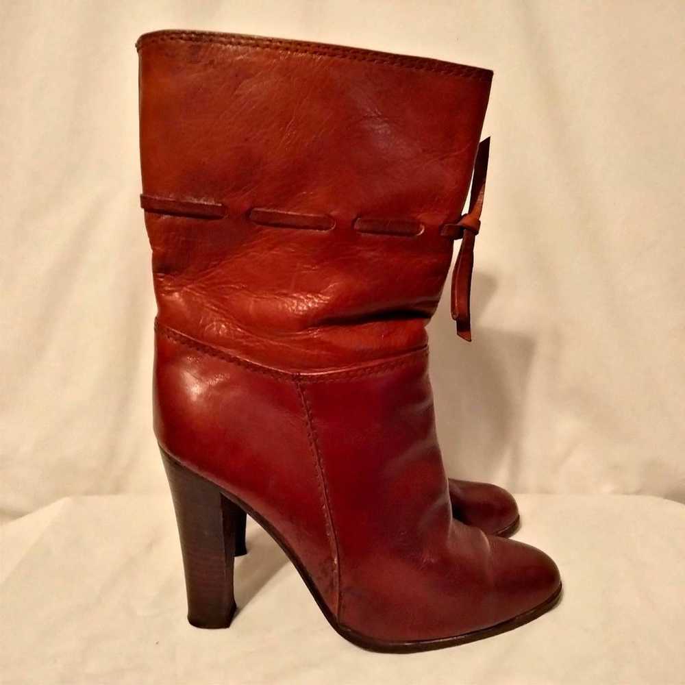 Hana Mackler Cognac 100% Genuine Leather Ankle Bo… - image 4