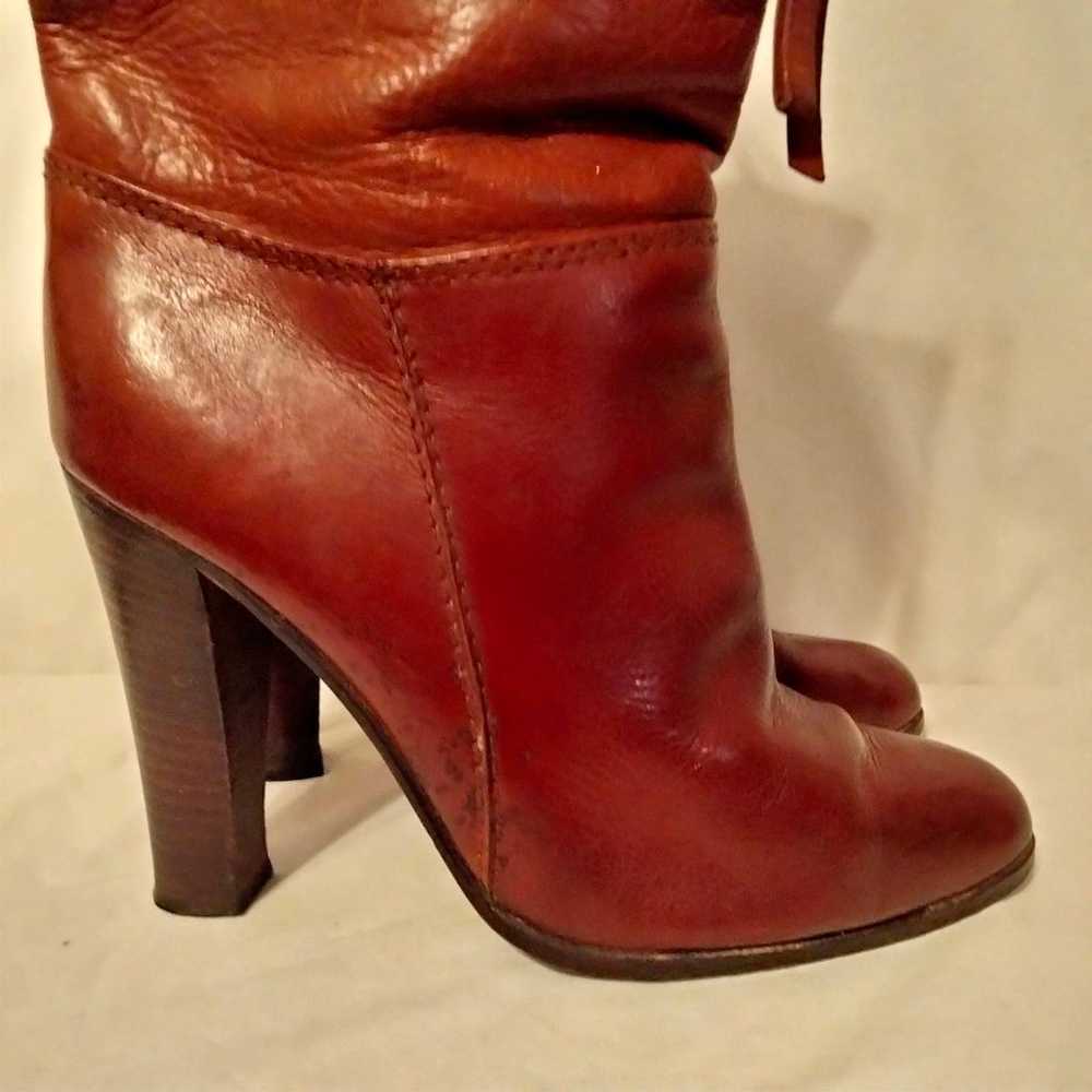 Hana Mackler Cognac 100% Genuine Leather Ankle Bo… - image 7