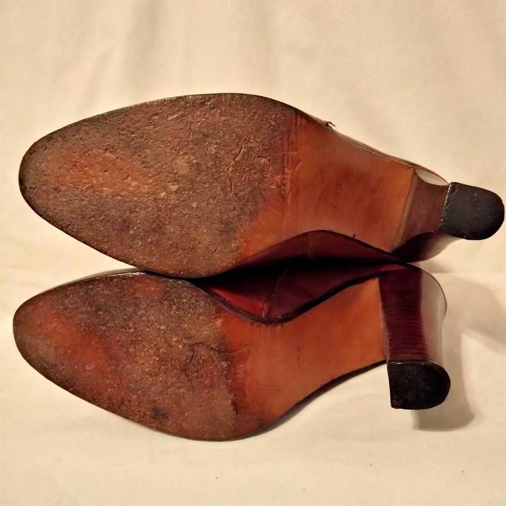 Hana Mackler Cognac 100% Genuine Leather Ankle Bo… - image 9