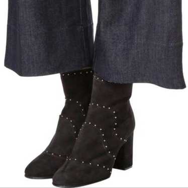 Belstaff Suede Studded Ankle Boots Size 38.5 - image 1