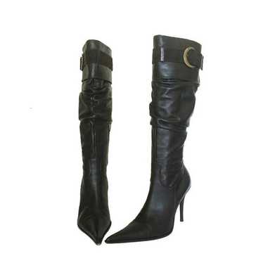 Mariano Renzi Vero Cuoio Slouch Heel Leather Boots