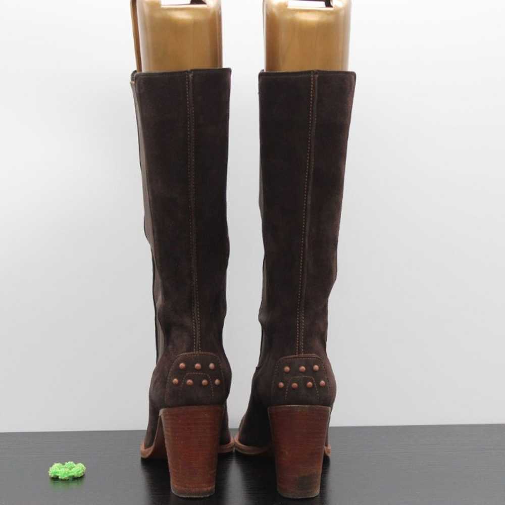 Tods Women's Brown Suede Knee High Boots - image 7