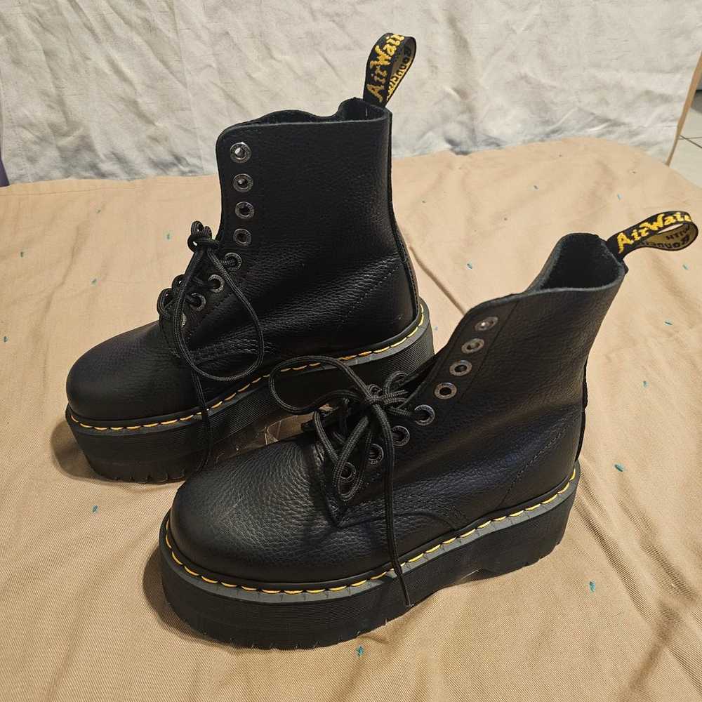 Dr. Martens Pascal Max Platform Boot Sz 8 Black - image 1