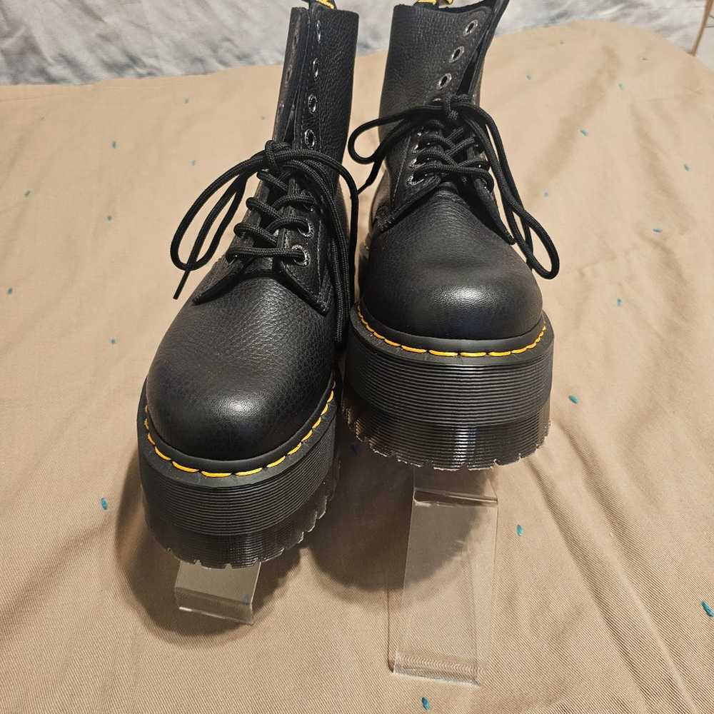 Dr. Martens Pascal Max Platform Boot Sz 8 Black - image 4