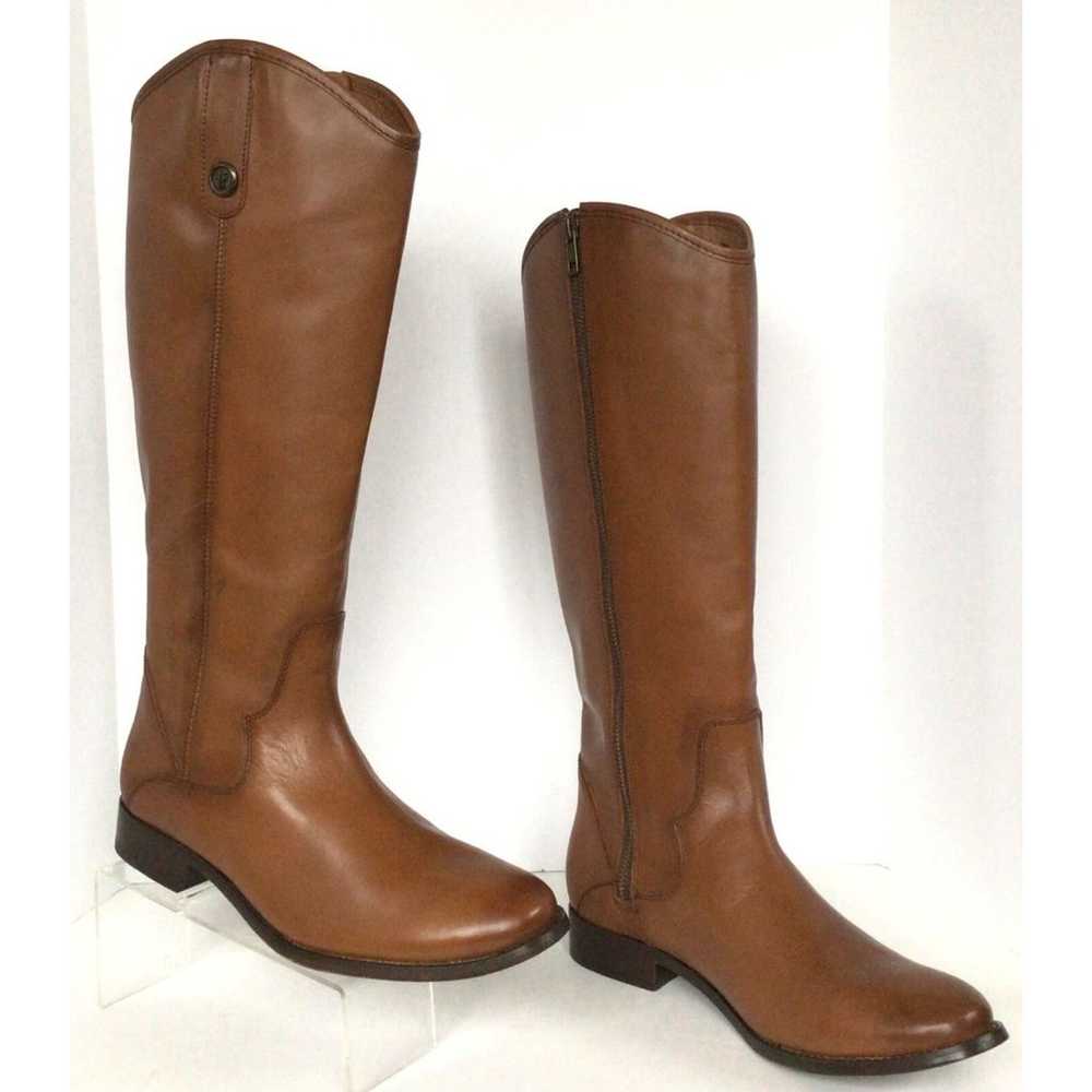 NEW FRYE Marissa Medallion Tall Riding Boots, Cog… - image 5