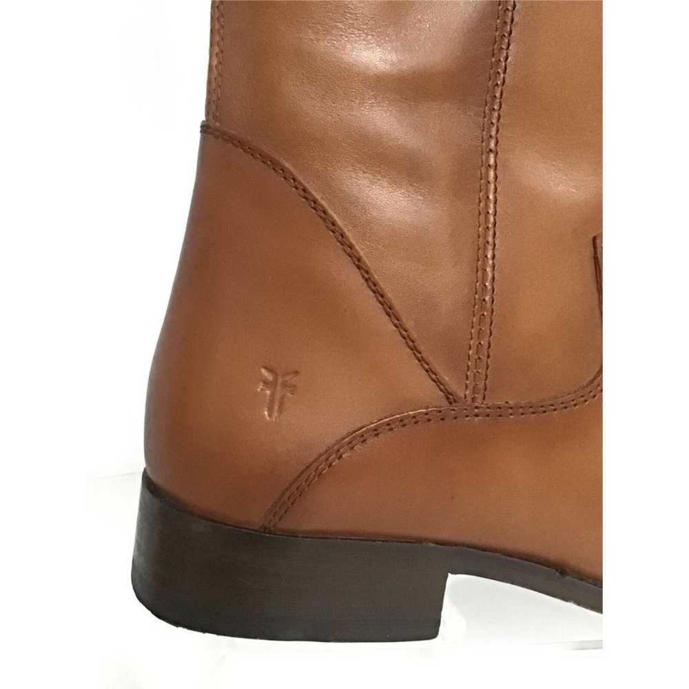 NEW FRYE Marissa Medallion Tall Riding Boots, Cog… - image 9