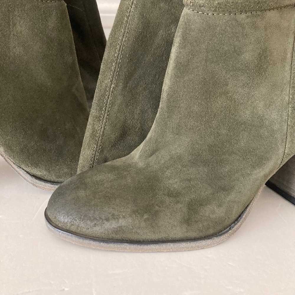 NWOT Free People Dakota Tall Moss Green Boots Sz … - image 2