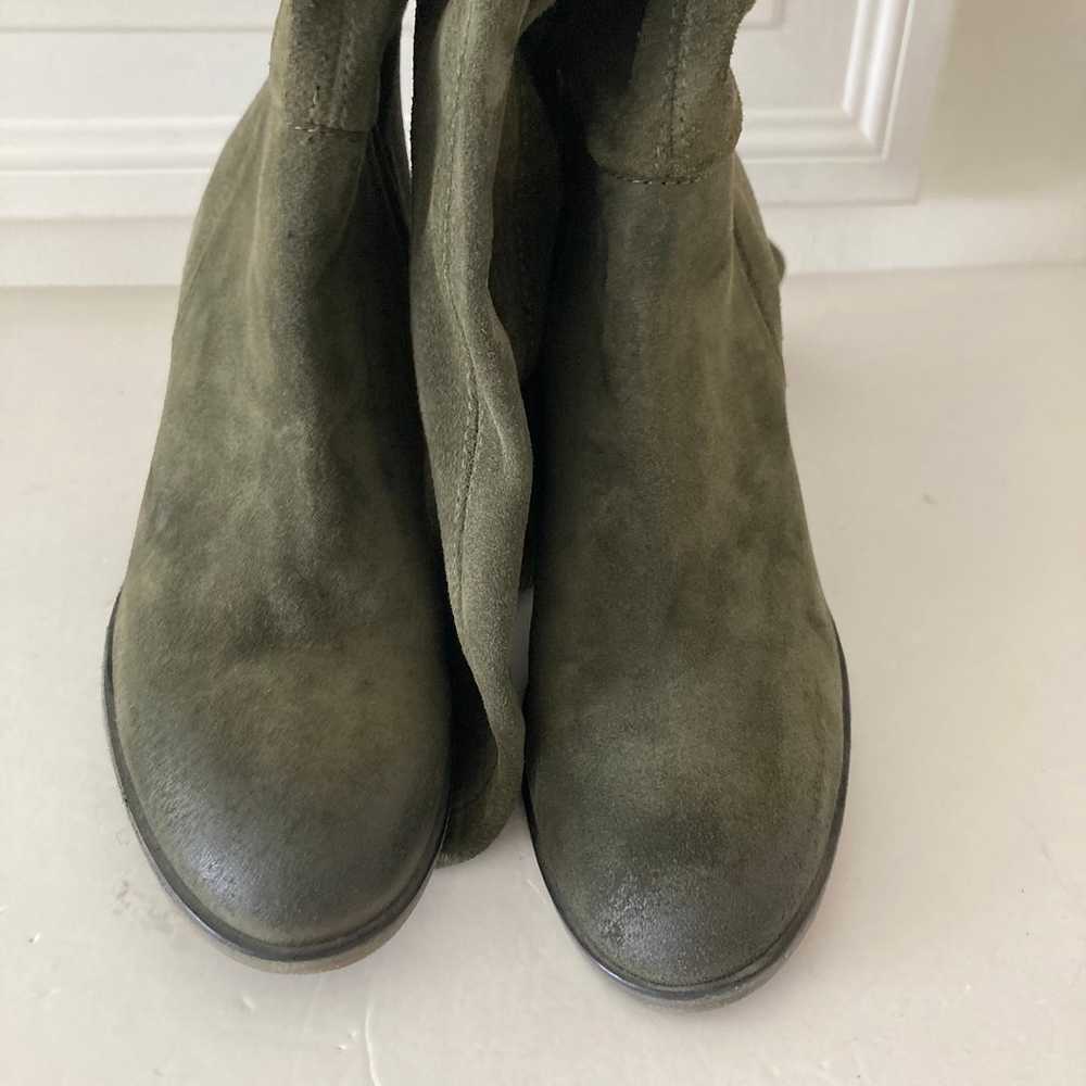 NWOT Free People Dakota Tall Moss Green Boots Sz … - image 6