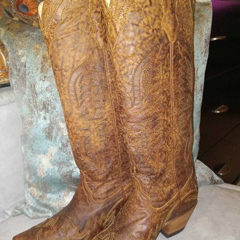 Corral handcrafted knee high Women's Boots - image 1