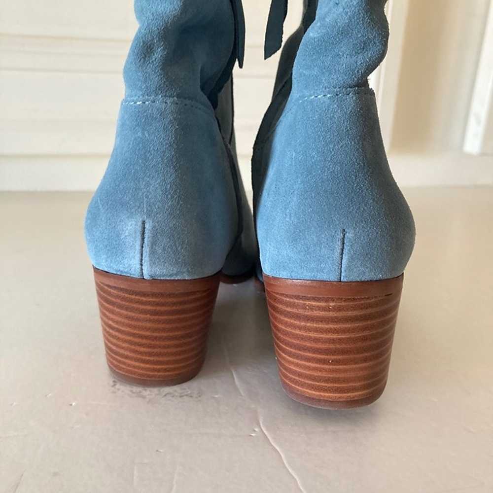 NWOT Sam Edelman Anthropologie Britt Western Blue… - image 8