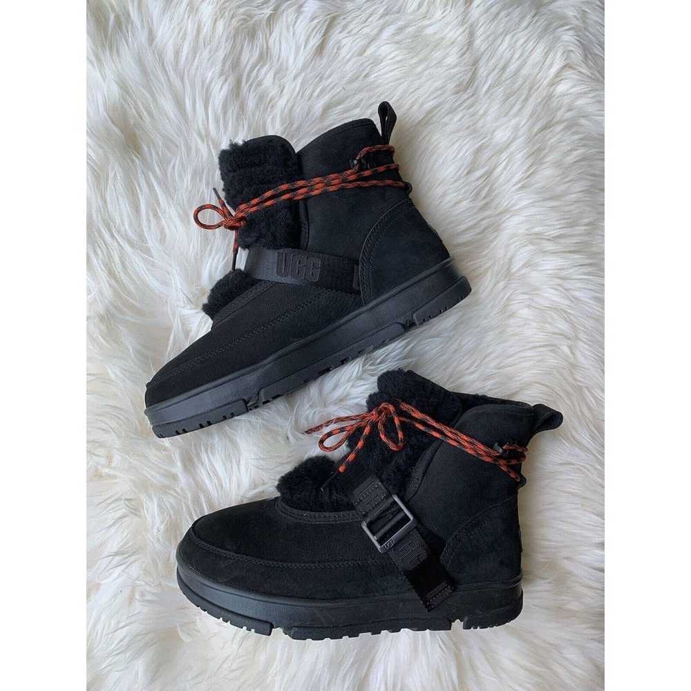 UGG Women's Classic Weather Hiker Black Shearling… - image 12