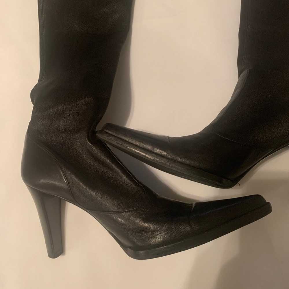 Sergio Rossi Black Knee High Boots Size 34. - image 2