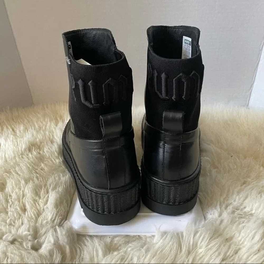 Puma Fenty Chelsea Sneaker Boots Leather Black Si… - image 3