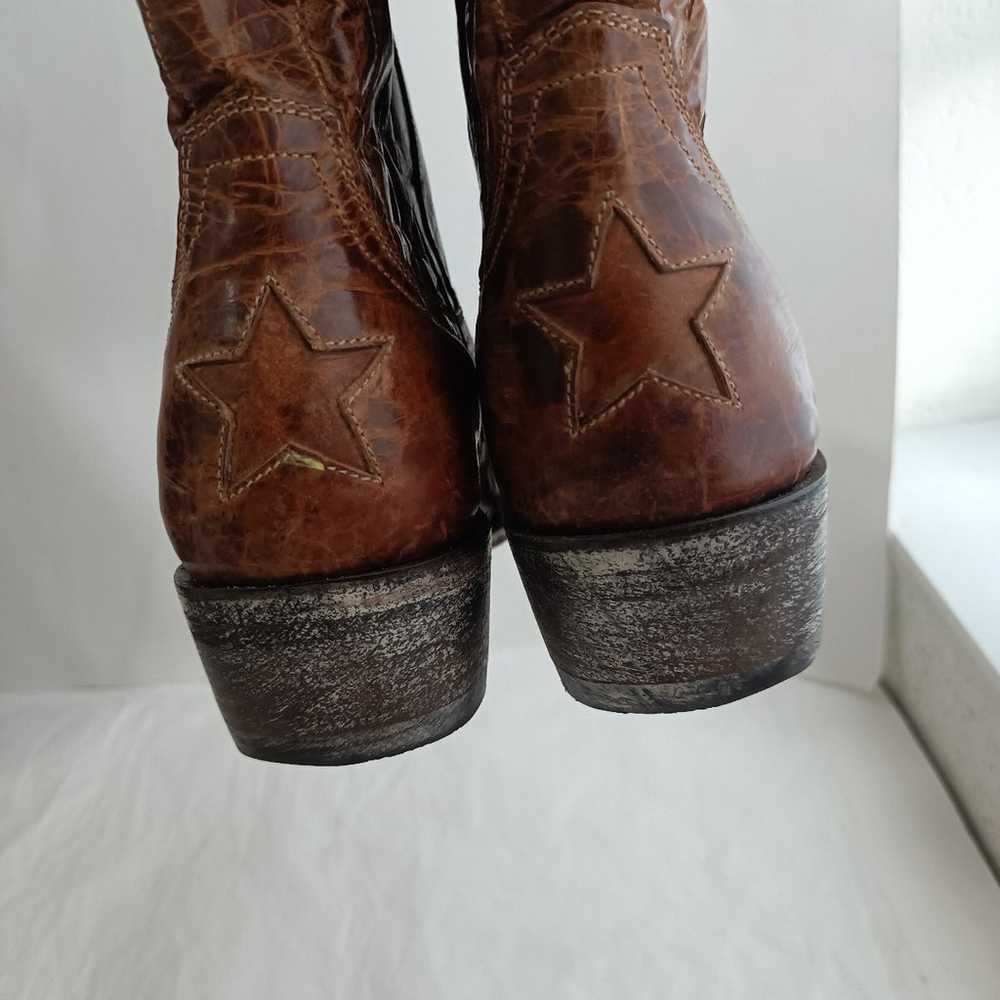 Old Gringo yippee Western Cowboy distressed stars… - image 11