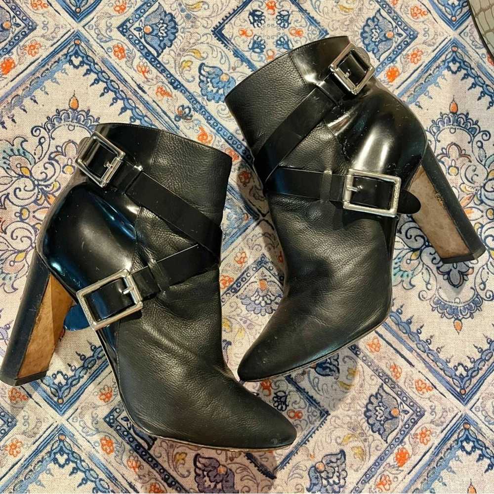 Jimmy Choo | Black Leather Ankle Boots Size: 39 - image 1