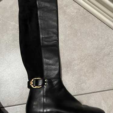 Tory Burch MARSDEN OVER THE KNEE BOOT LEATHER/STR… - image 1