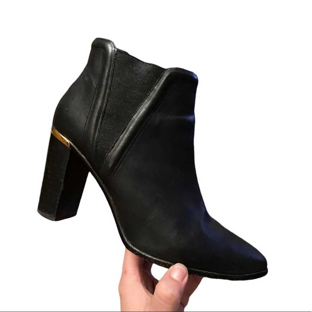 Ted baker Thuryn Block black leather Heel pull on… - image 2