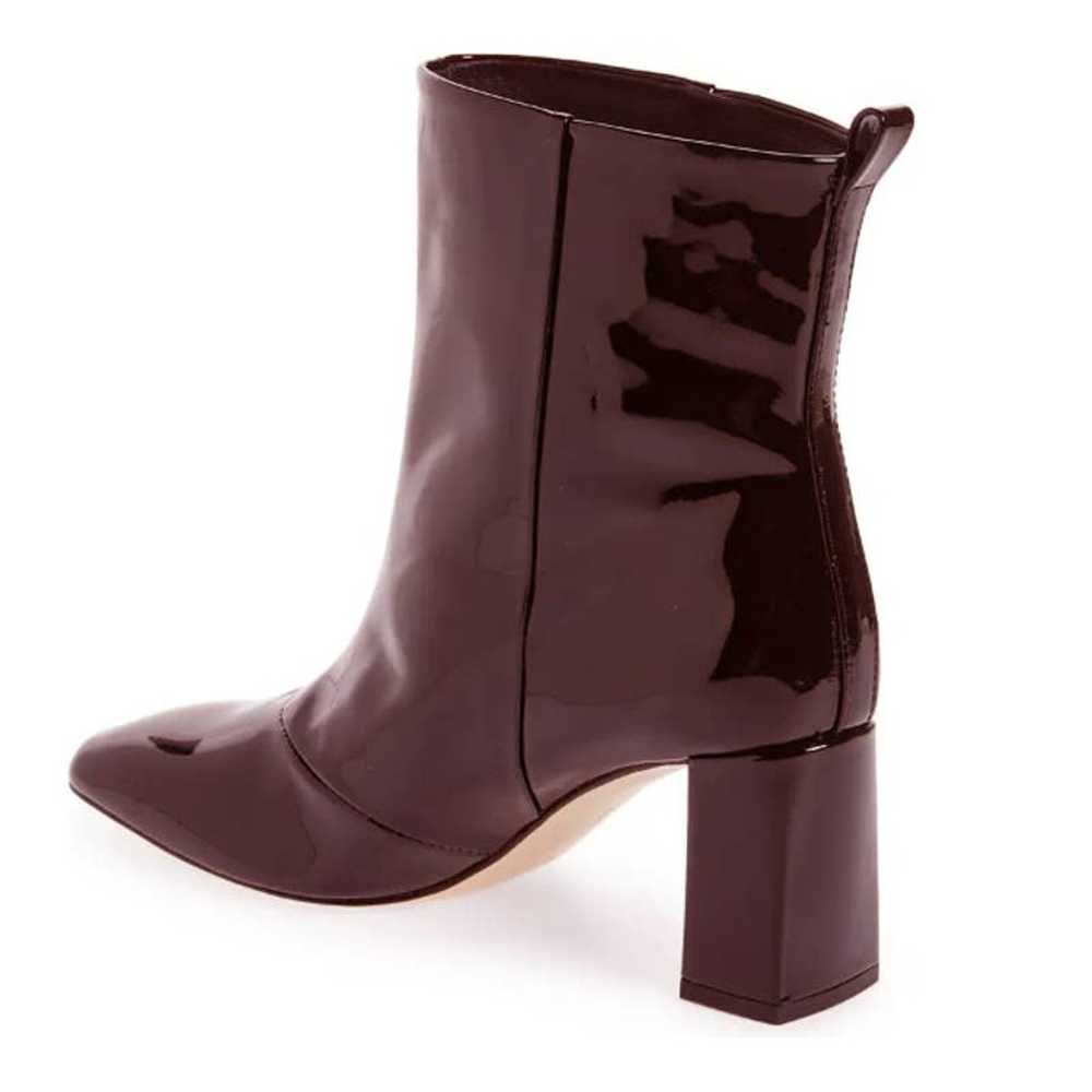 Good American Square Toe Patent Leather Booties i… - image 2