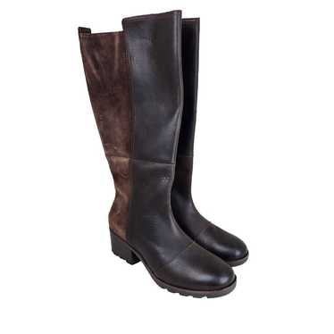 Sorel Womens Black Cate 1876681010 Leather Knee High deals Pull On Riding Boots US 8.5