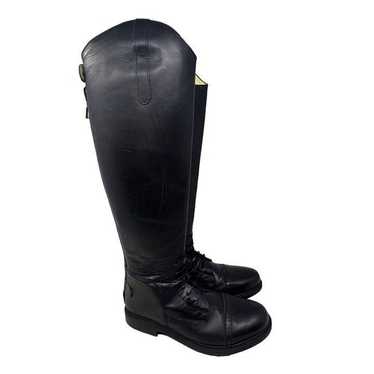 TuffRider Baroque Field Boots Round Toe Black Lea… - image 1
