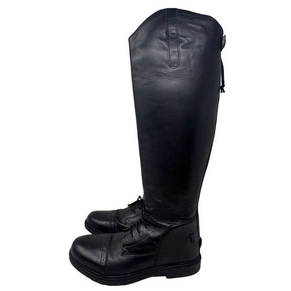 TuffRider Baroque Field Boots Round Toe Black Lea… - image 2