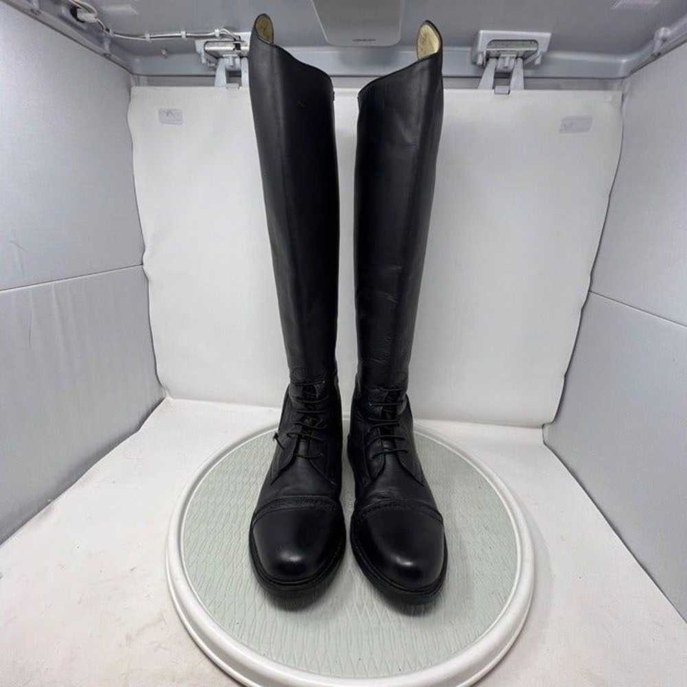 TuffRider Baroque Field Boots Round Toe Black Lea… - image 4