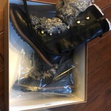 Ammann Women's Boot with Rabbit Fur Size 39 US 8 - image 1