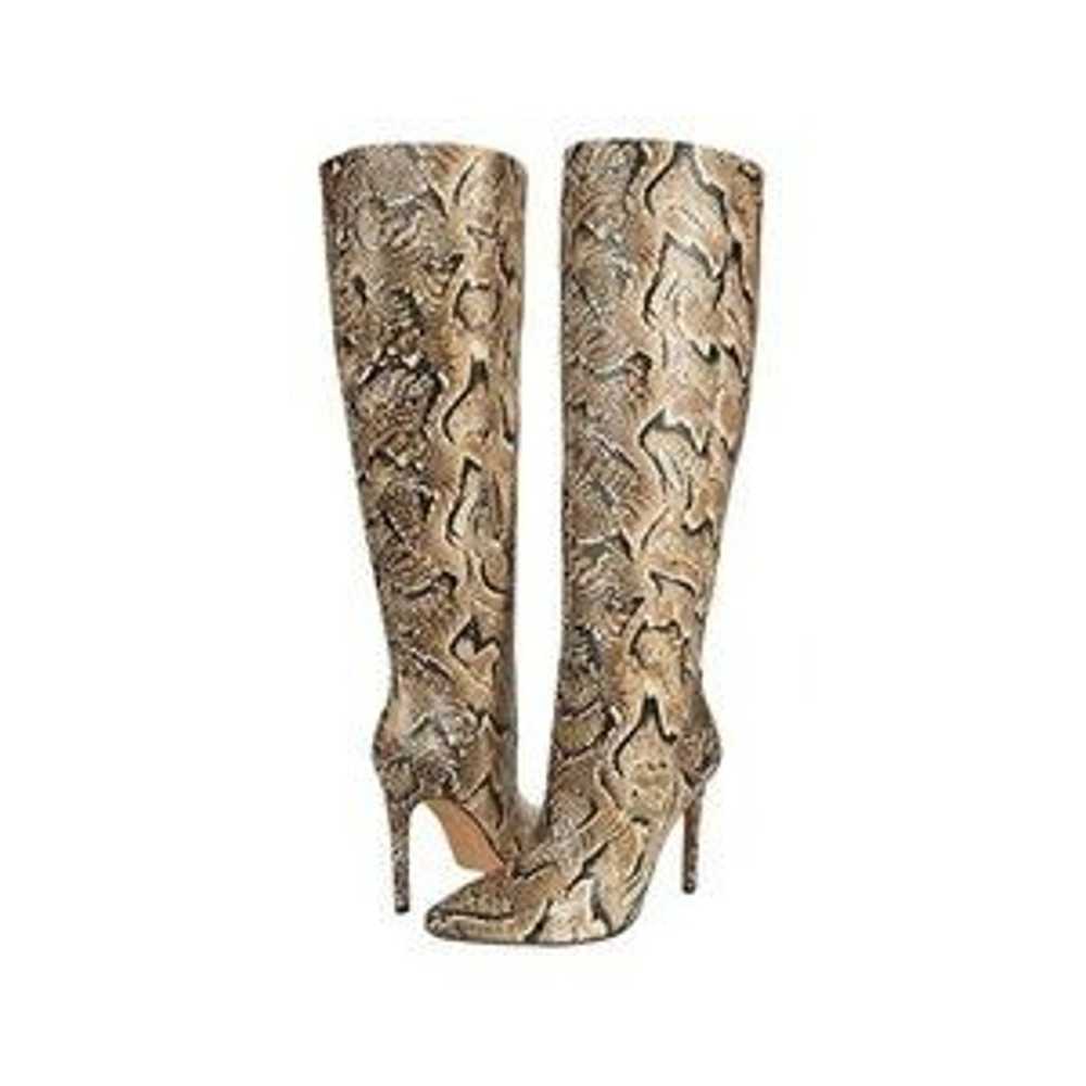 VINCE CAMUTO Fendels Knee High Crocodile Boot Mul… - image 2