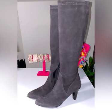 Aquatalia Rhumba Weatherproof Suede Knee Boots