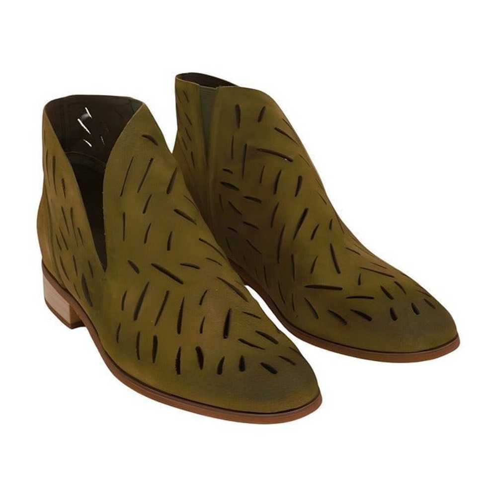 Antelope Olive Calypso Leather Bootie Womens Shoe… - image 1