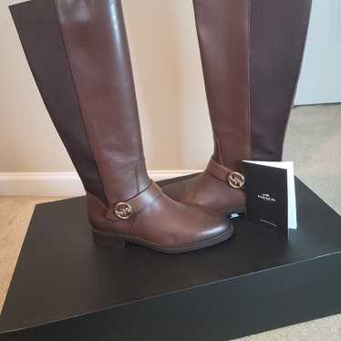 COACH Brown Leather Riding Boots