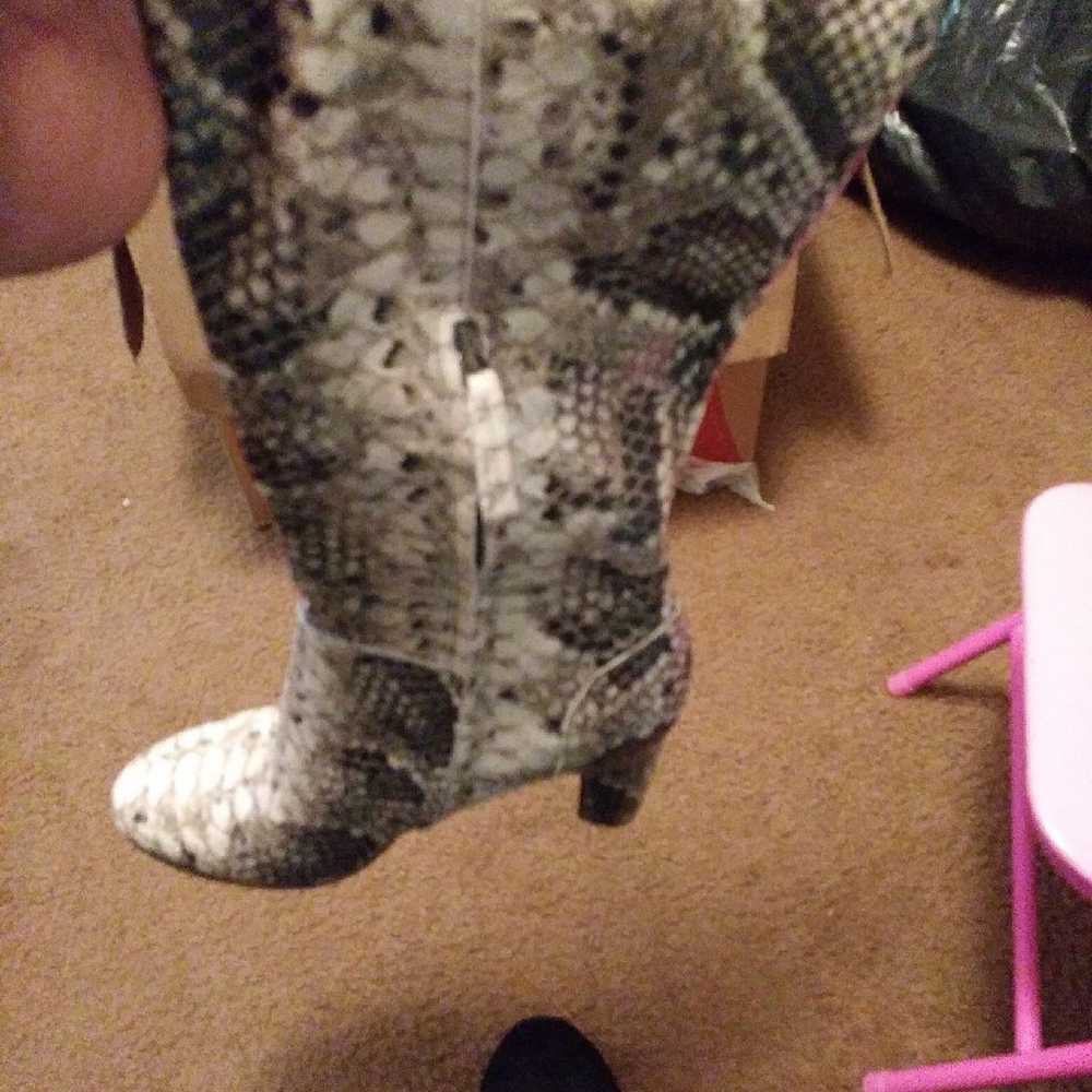 knee high boots Snakeskin - image 2