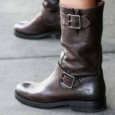 Frye Vicky Engineer Leather Boot