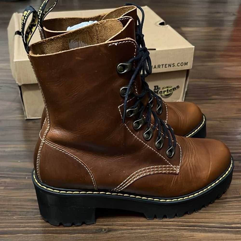 Dr. Martens Airwair Brown Leona Size 10 - image 2